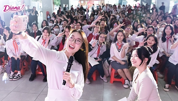 Cùng nhìn lại khoảnh khắc trong chuỗi hoạt động “Diana cùng Cậu - Chúng mình có nhau” tại trường THCS Chu Văn An”